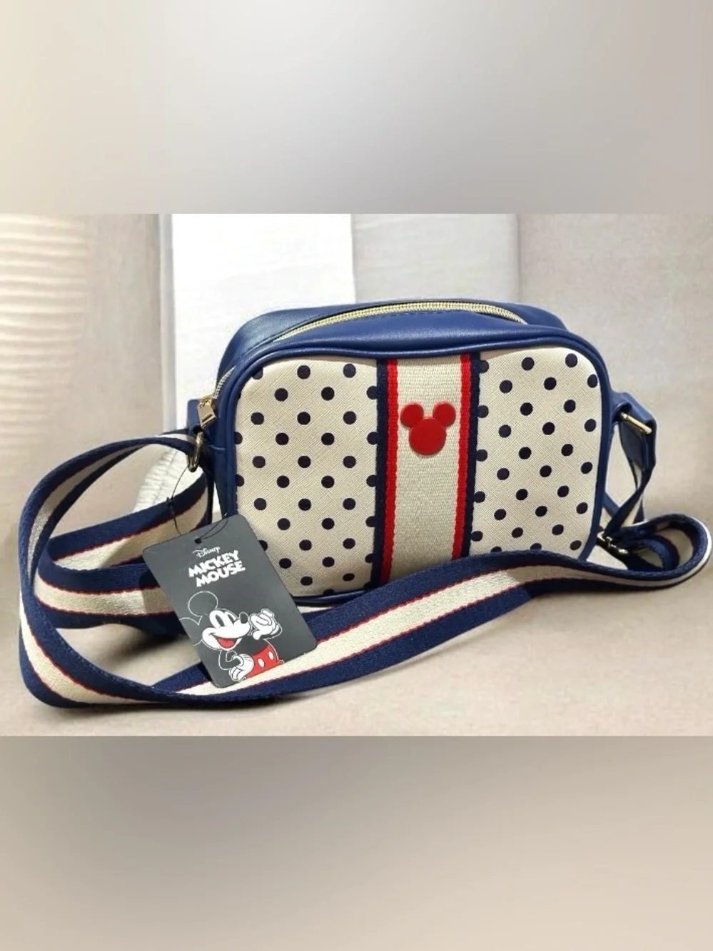 Disney Mickey Mouse Polka Dots Crossbody Bag